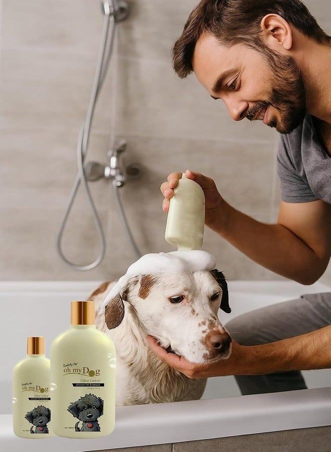 KittuPet شامبو كيتو بيت الطبيعي العضوي للحيوانات الأليفة، خالٍ من البارابين، يمنح فراءً لامعًا وناعمًا للجراء والكلاب، برائحة التوت وجوز الهند، 500 مل (16 أونصة). - Image 5